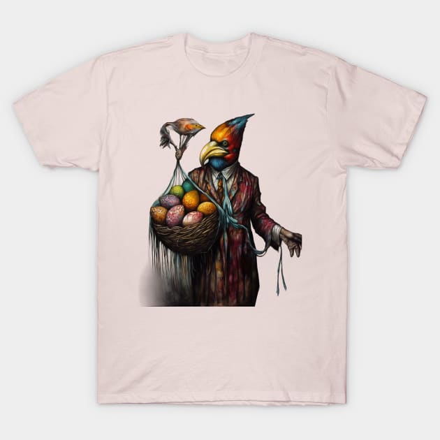 Bird holding Eggs T-Shirt by thisiskreativ